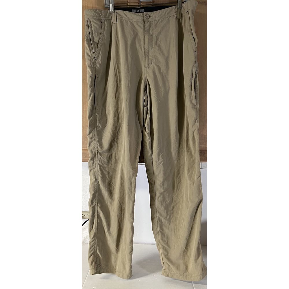 REI Co-Op‎ Pants Mens 40 X 34 Khaki Lightweight Hiking Nylon Spandex